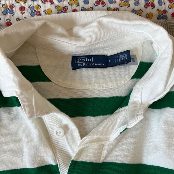 Ralph Lauren polo cropped striped Lauren rugby top - Picture 3 of 3